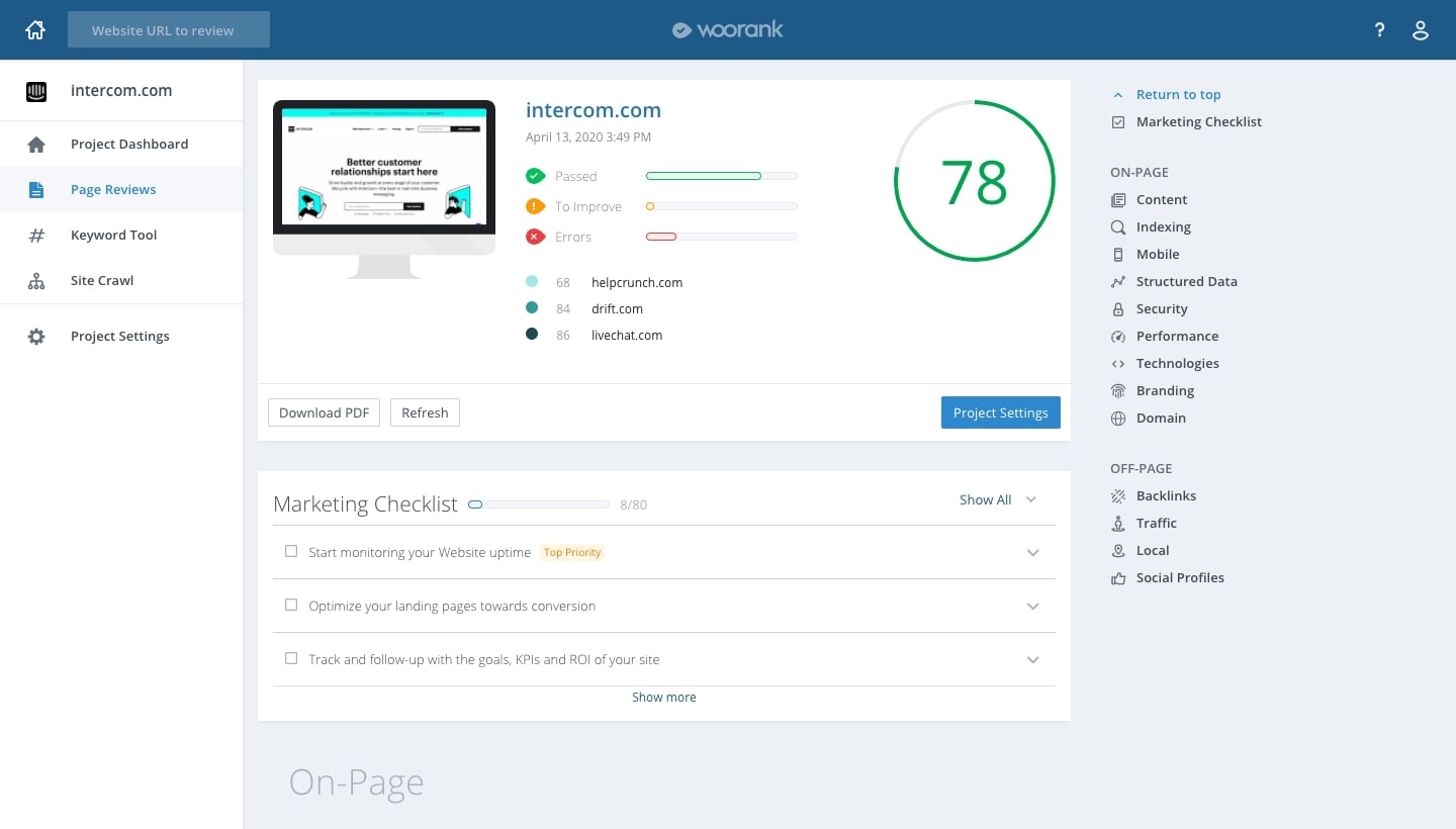 WooRank Review 2023: Features, Pricing | Top10 SEO Software