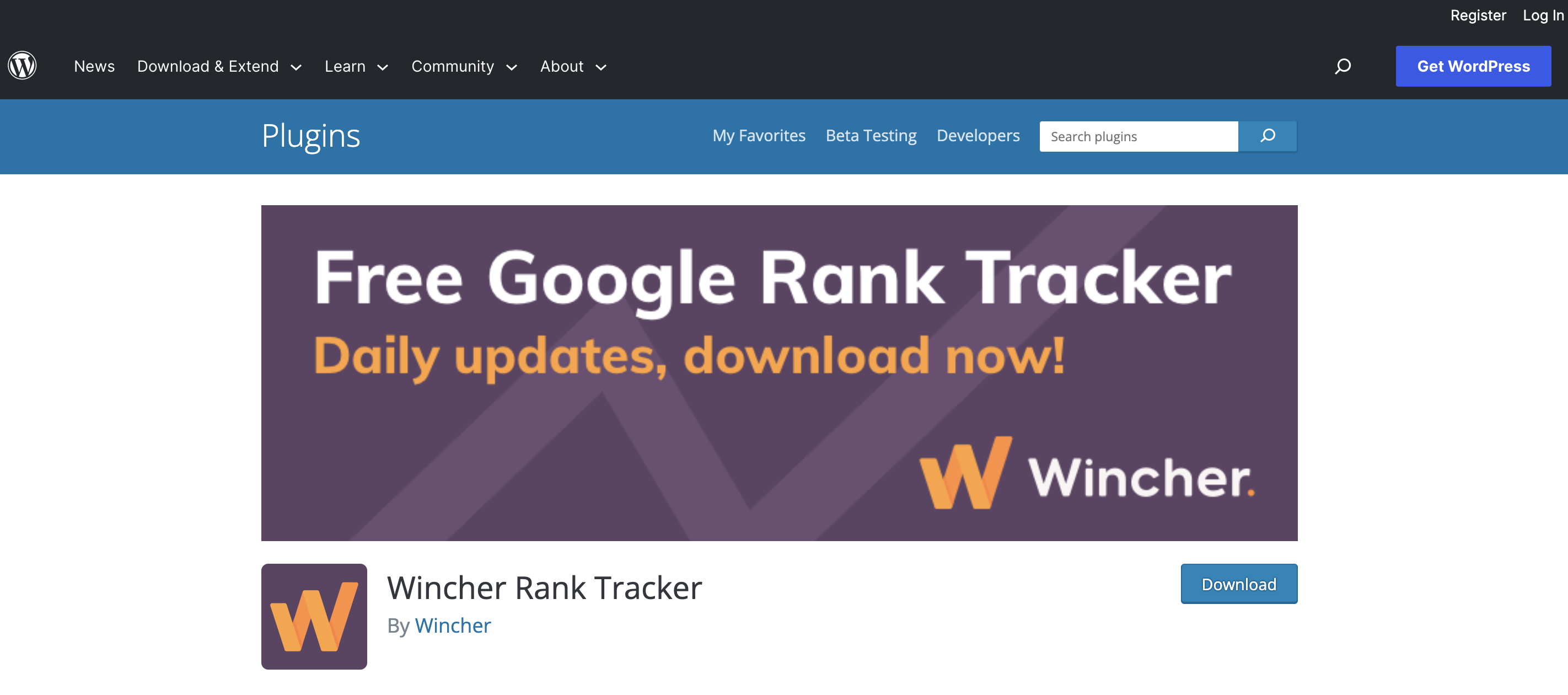 wincher wordpress plugin top 10