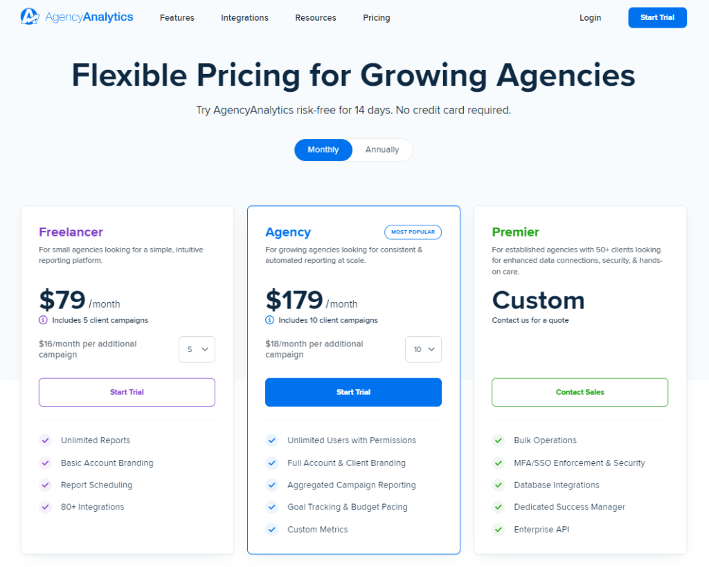 agencyanalytics en pricing